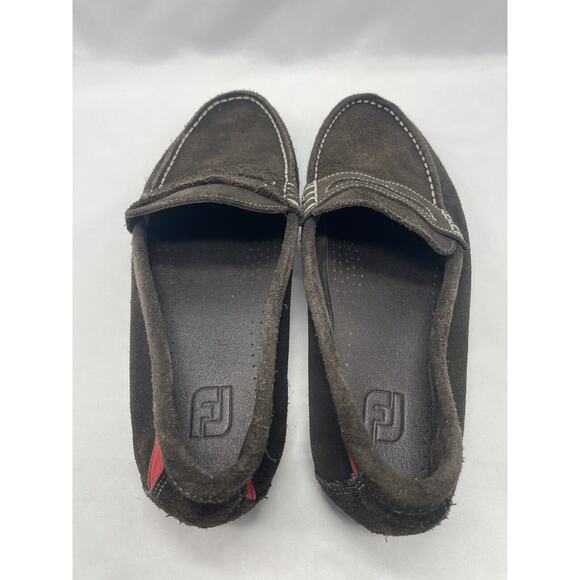 FootJoy Club Casual Brown Suede Comfort Penny Loafer 79038 Men’s Size 10 - Picture 9 of 10